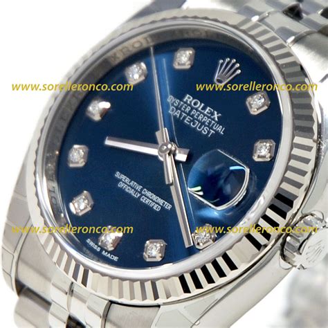 rolex blu prezzo|orologio rolex.